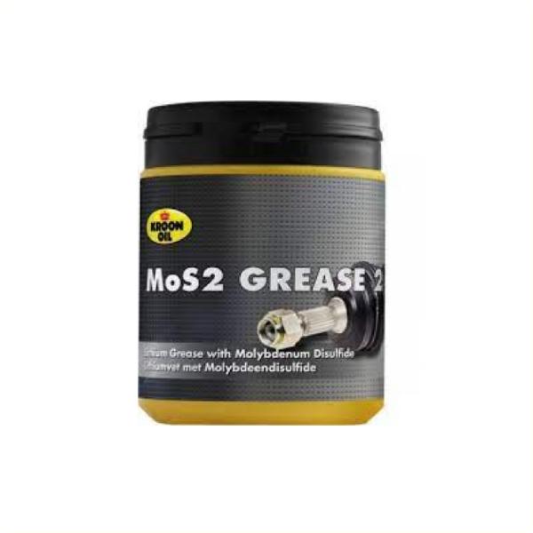 KroonOil MOS2 Grease EP 2, Multipurpose Lithium vet. Pot 600 gram