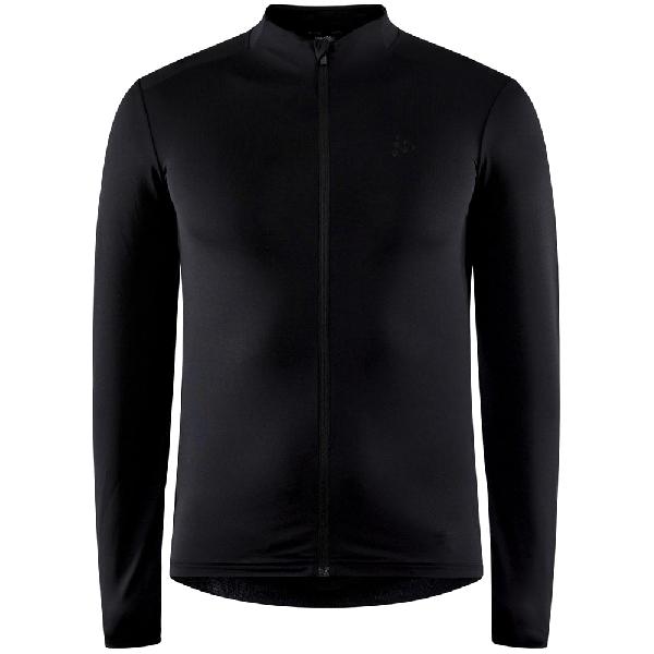 Fietsshirt - Craft Adv Essence Jersey lange mouw - S - Heren - Zwart