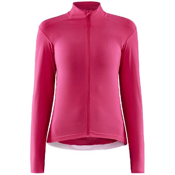 Fietsshirt - Craft Adv Essence Jersey lange mouw - M - Dames - Roze