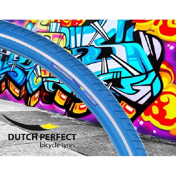 Dutchperfect Buitenband Dutch Perfect 28 x1.40 / 40-622 anti-lek blauw met reflectie