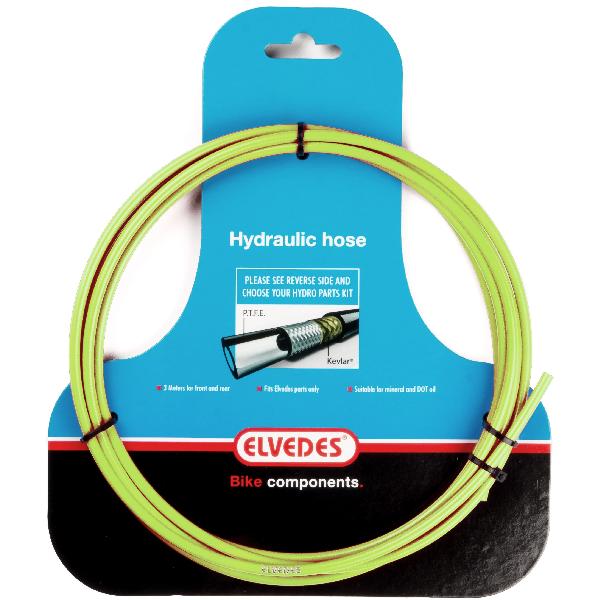 Elvedes Hydraulische leiding met PTFE voering en kevlar protectie groen (3 meter op kaart)