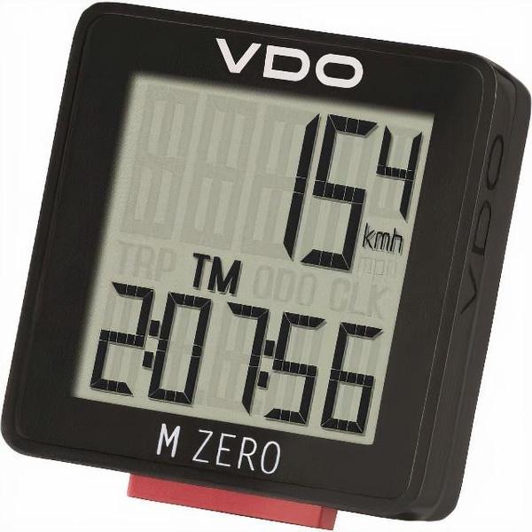 VDO Fietscomputer M Zero WR807 zwart/rood -u