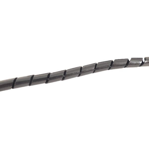 Bofix Kabel/Framebeschermer spiraal 8mm / 10meter zwart