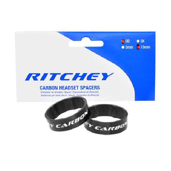 Ritchey - WCS Spacer Set UD Carbon 10MM 1-1/8'' 2 Stuks