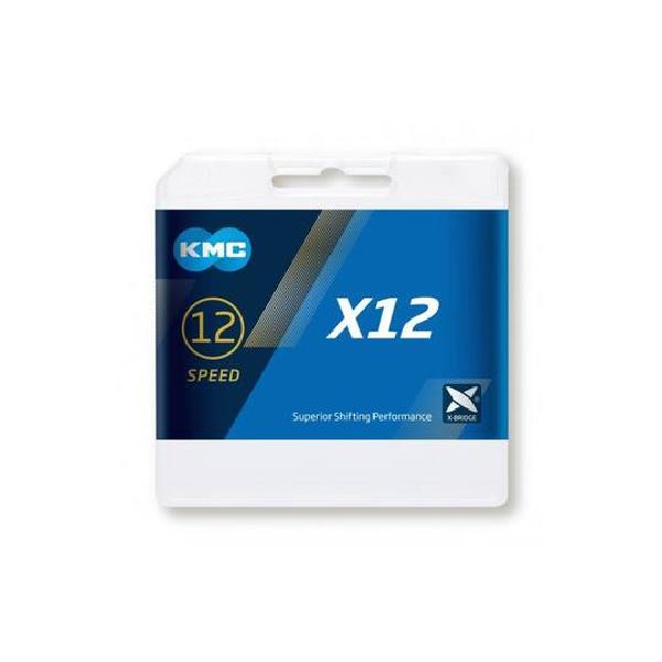 KMC - X12 Ketting Ti-N Goud/ Zwart 126L