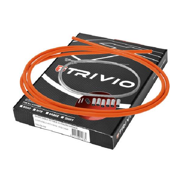 Trivio - Race Rem Kabelset RVS Compleet Oranje