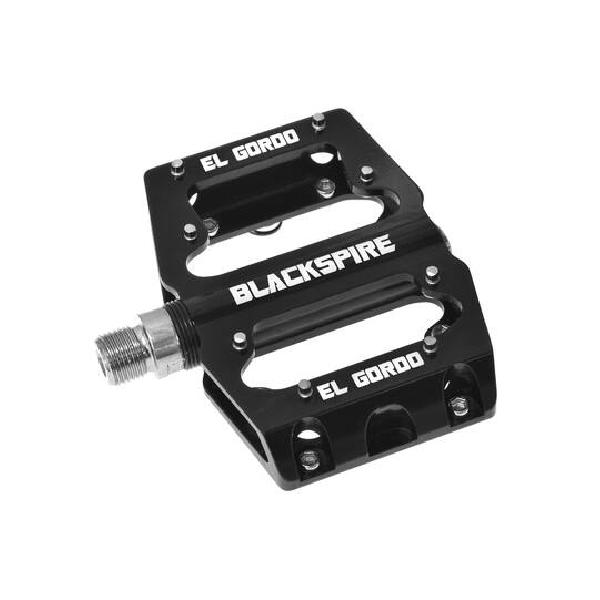 Blackspire - Elgordo CNC Pedalen inclusief gemonteerde vervangbare pennen Zwart