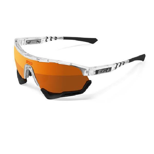 Scicon - Fietsbril - Aerotech XL - Crystal Gloss - Multimirror Lens Brons