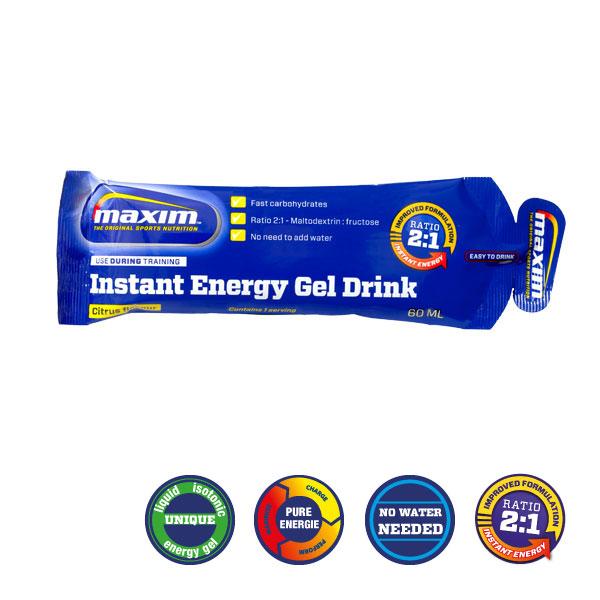 Maxim Energy Gel Drink 60ml Doos a 25 stuks
