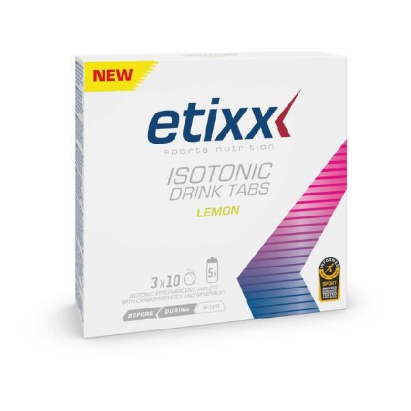 Etixx Isotonic Effervescent Tablet 3 Tubes Lemon