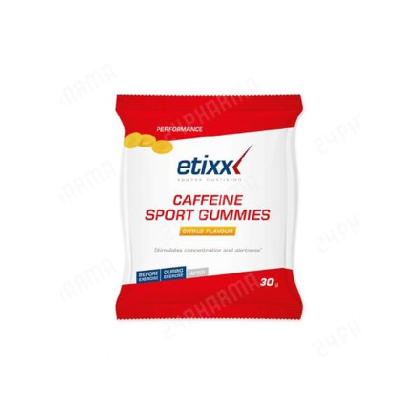 Etixx Caffeine Sport Gummies 12X30gr Lemon