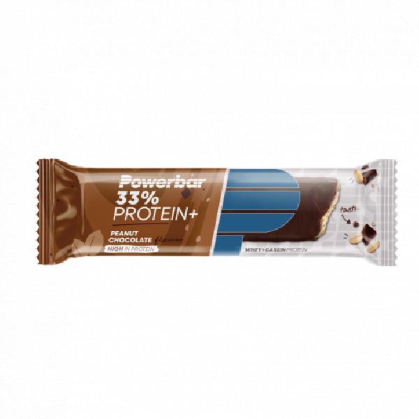 Powerbar 33% Protein+ Bar Chocolate-Peanut 10x90 gr