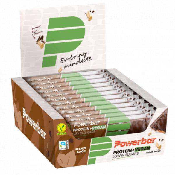 Powerbar Protein+ Bar Vegan Peanut Chocolate 12x2x21gr