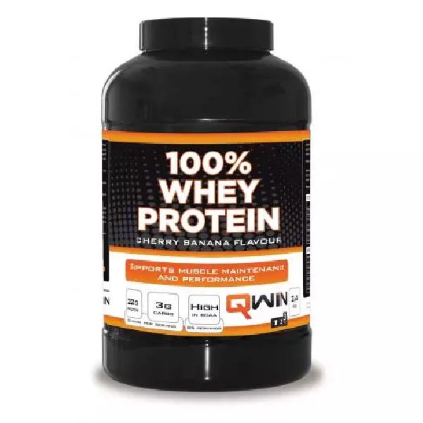 Qwin 100% Whey Protein Cherry&Banana 2400 g
