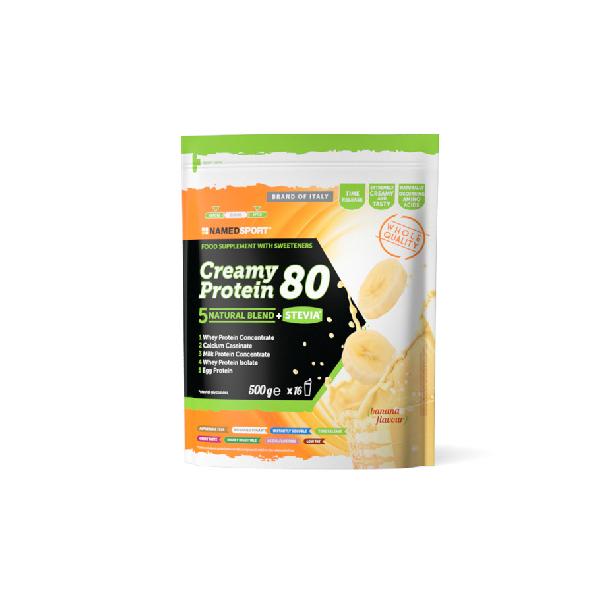 Namedsport Creamy Protein 80 500 gr Banaan