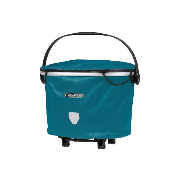 Ortlieb Up-Town Rack City Mand 17.5L Achterkant - Blauw