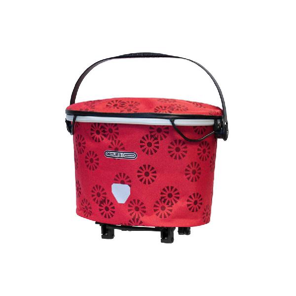 Ortlieb Up-Town Rack Design Mand 17.5L Achterkant - Rood