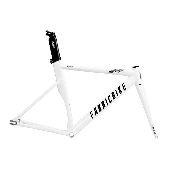 FabricBike Aero Glossy White & black Frameset