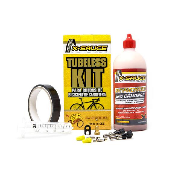 X-Sauce Tubeless Kit voor 2 Racewielen - Presta