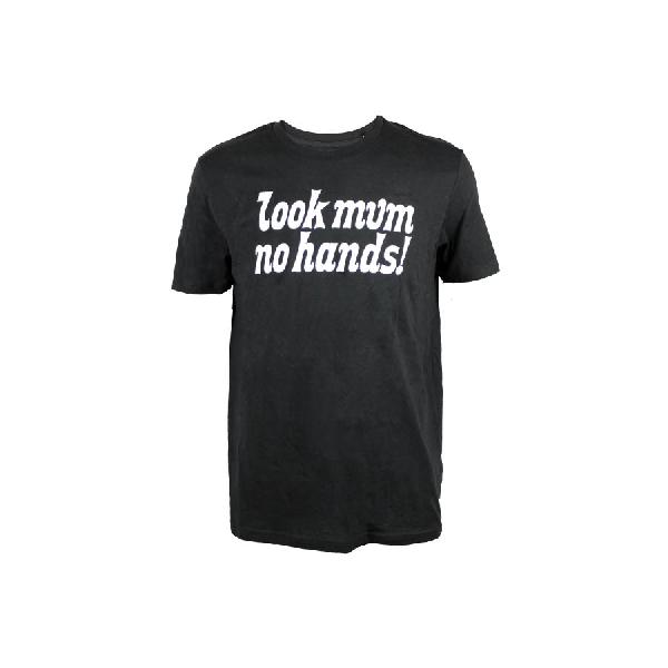 Look Mum No Hands! T-shirt Zwart/Wit