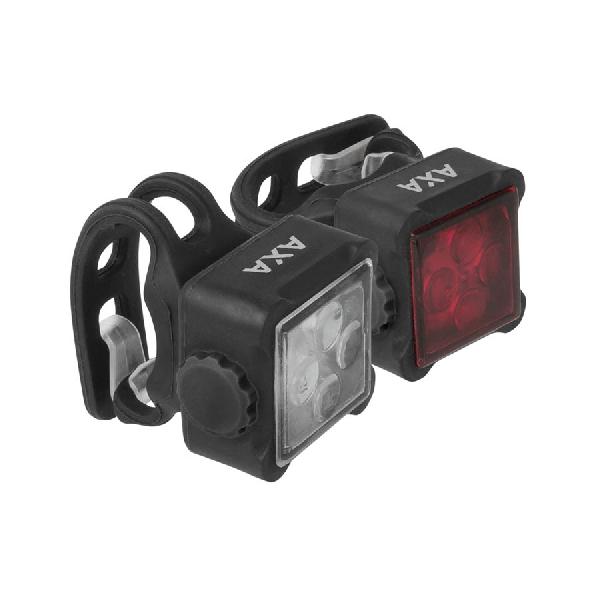 AXA Niteline 44-R Lichting set USB - Zwart