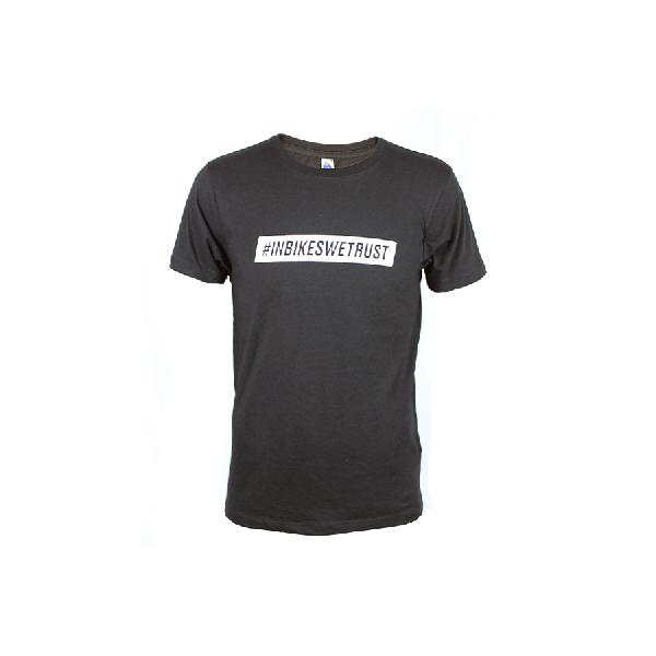 Santafixie #InBikesWeTrust T-shirt Limited Edition - Zwart