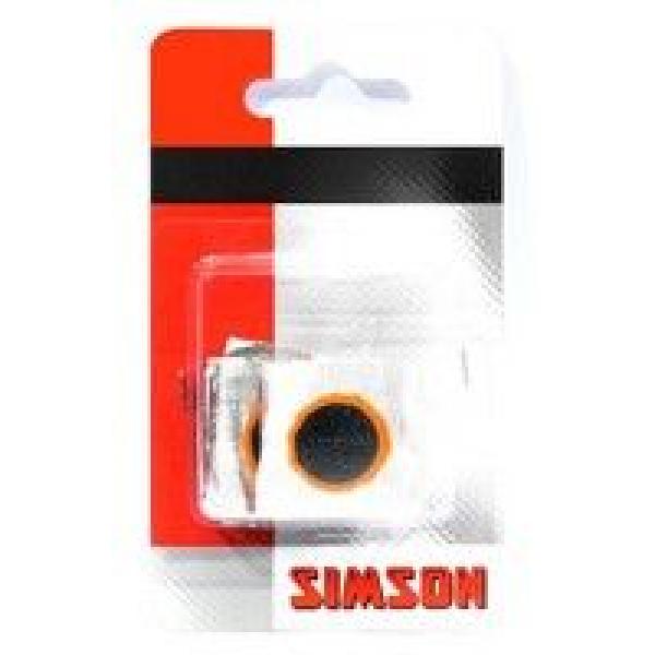 Simson Ronde bandenplakkers 16 mm zwart 8 stuks