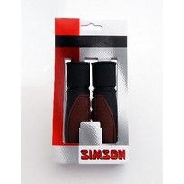 Simson Handvat lifestyle donkerbruin-zwart, 92mm, universeel