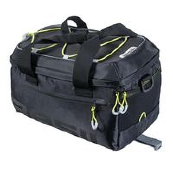 BASIL Miles Trunkbag Sportieve zwarte bagagedragertas voor E-bike Waterdicht 7L Heren