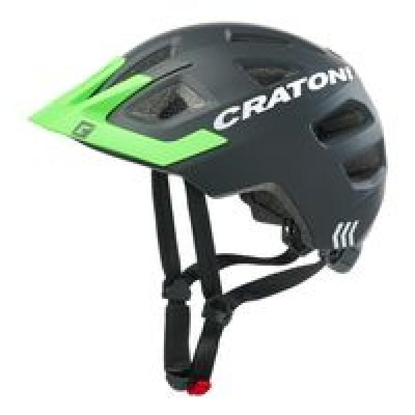 Cratoni Helm Maxster Black-Neongreen Matt S-M