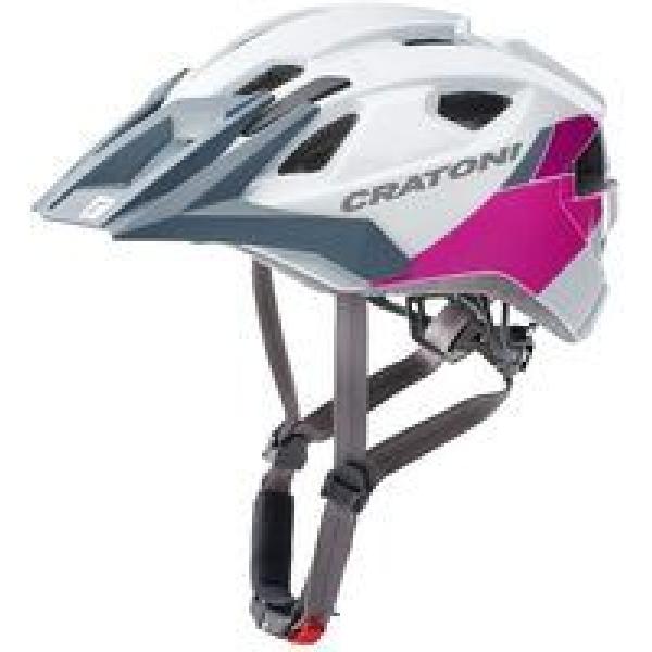 Cratoni Helm Allride Uni White-Pink Glossy