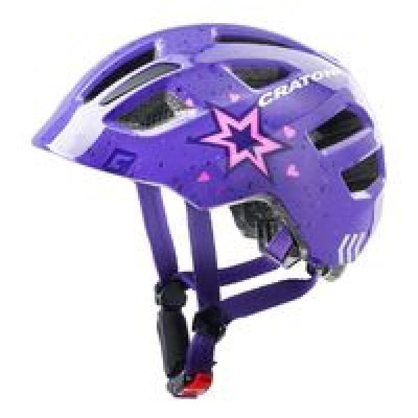 Cratoni Helm Maxster Star Purple Glossy S-M