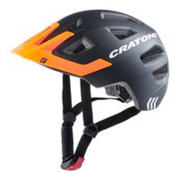 Cratoni Helm Maxster Black-Orange Matt Xs-S