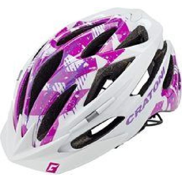 Cratoni Helm Pacer Jr. Xs-S White-Pink Glossy