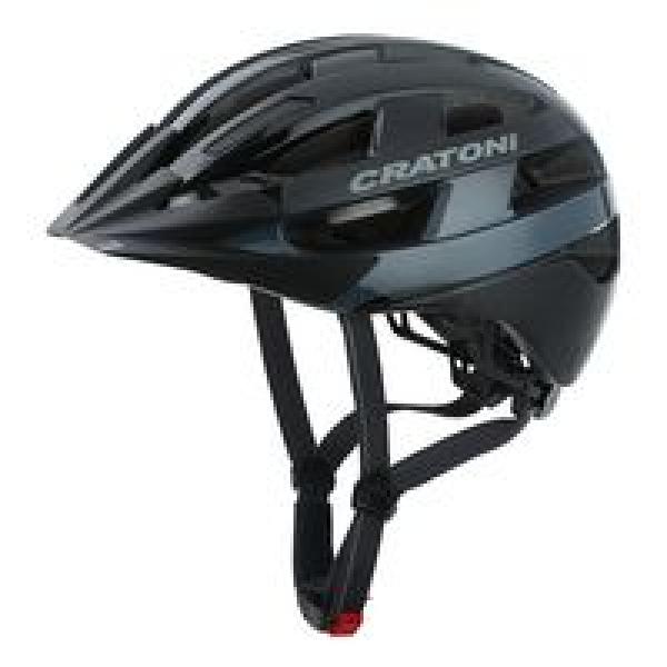 Cratoni Helm Velo-X Black Glossy S-M