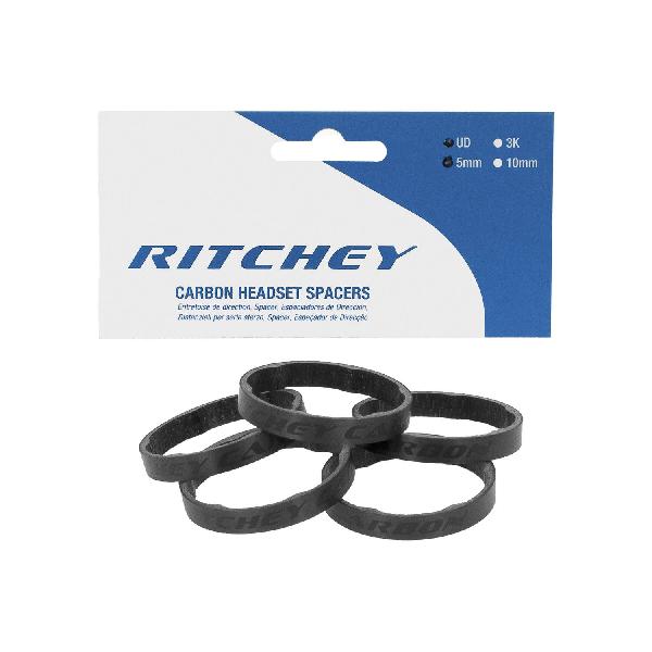 Ritchey Wcs spacer set carbon ud mat 5mm 5 stuks