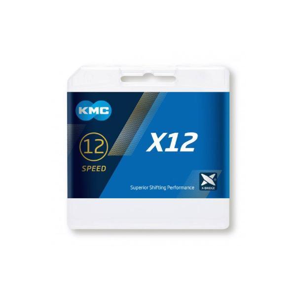 KMC Fietsketting X12 Ti-N Goud/Zwart 126 Schakels
