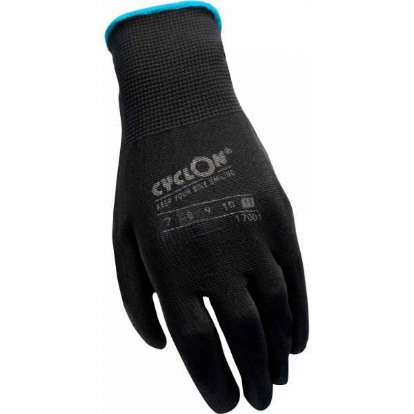 Cyclon Werkplaats handschoenen pu-flex xx-large m.11 zwart-blauw per 3 sets