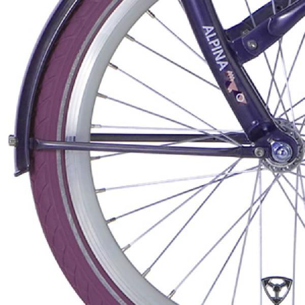 Alpina Spatbordstang set 24 Clubb purple grey