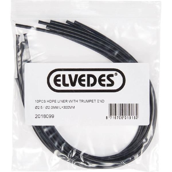 Elvedes Liner met trompetje 2,5/2mm 300mm(10)HDPE 2018099