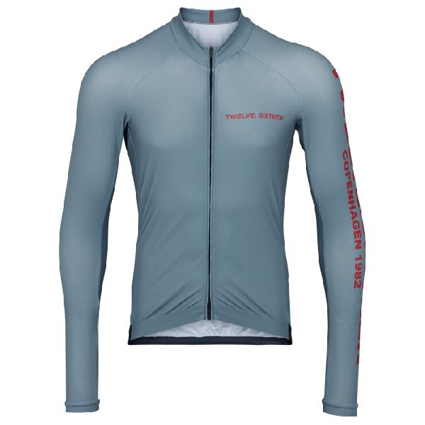 Long Jersey PRO 121 Grey/Red Thermo Men