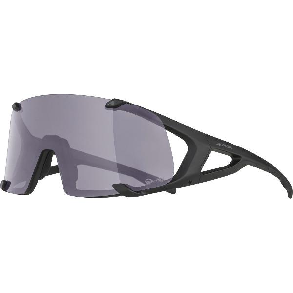 Alpina Bril HAWKEYE Q-LITE V fogstop black/purple Cat.1-3