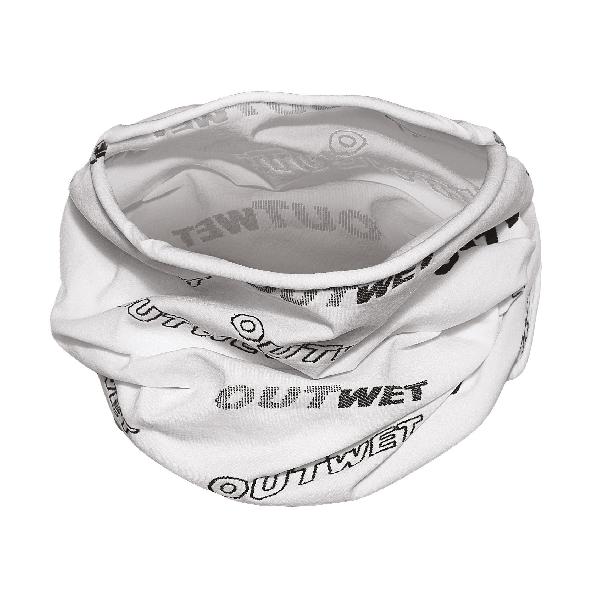 Outwet Buff/sjaal wit OW/NECK uni size