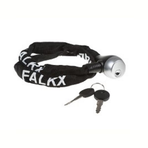 Falkx FALKX Steal kettingslot 3.5x800mm, zwarte nylon hoes