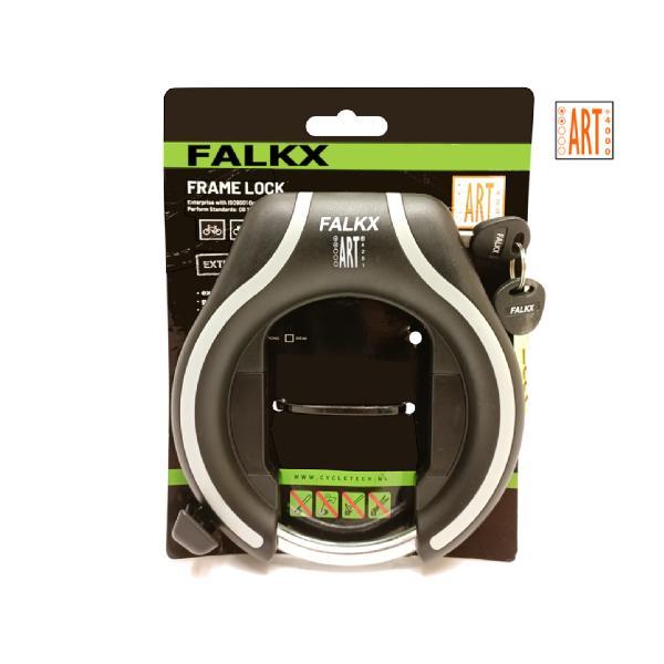 Falkx FALKX Securitas, zwart/grijs, ART**, gat voor insteekketting 1677/5988/1626, (hangverpakking)