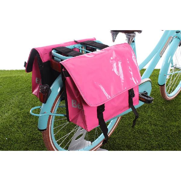 Dubbele fietstas Mini Bisonyl Pink