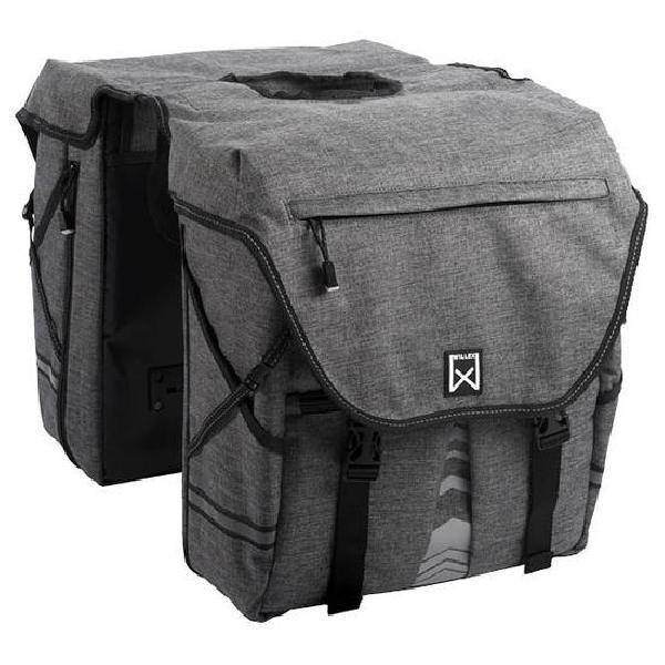 Dubbele fietstas Bagagetas XL 1200 50L Antraciet