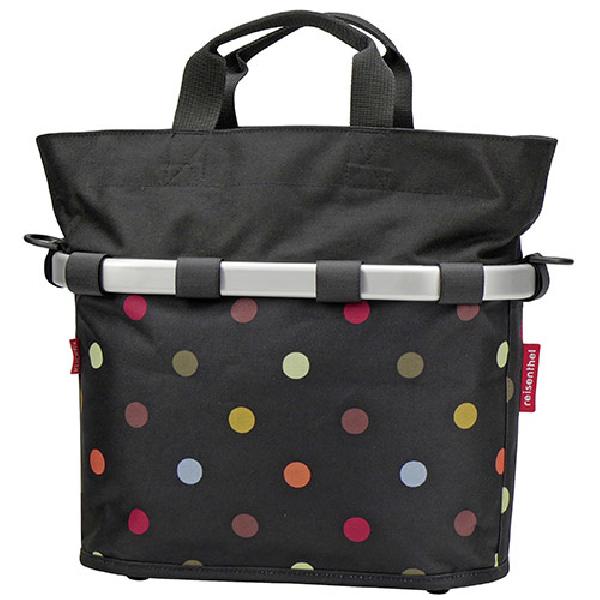 Stuurtas Bikebasket Oval S Dots 12L