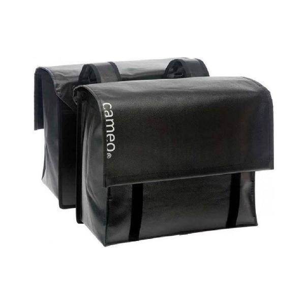 Dubbele Fietstas Cameo Bisonyl 46L - Zwart