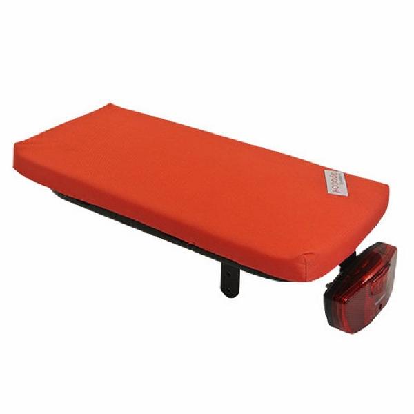 Bagagedragerkussen Cushie Bright Red Solid